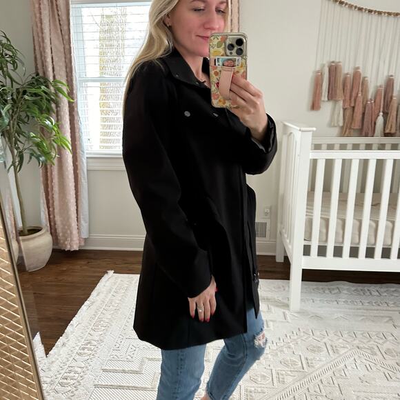 Metro x Kristen Blake Trench Coat Black M - Picture 4 of 11